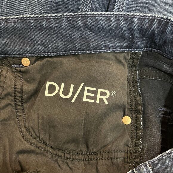 DU/ER Men’s Dark Wash Jeans 32 x 29 Denim - Picture 10 of 10